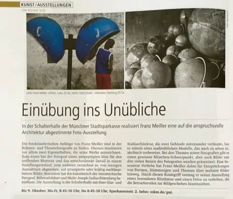 Applaus Kultur-Magazin – Übung ins Unübliche
